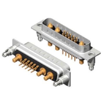 13W3 Vertical Board-Mount Power D-sub Connectors​ Straight