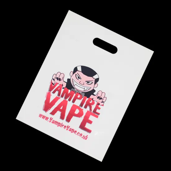 Gravure Printed Flexible Loop Plastic Bag