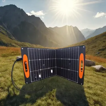 High-Efficiency 100W Solar Panel System for Outdoor Hiking - Foldable and Portable 20V 100W/5A Solar Panels