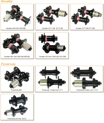 MTB Bicycle hub novatec powerway bitex dt