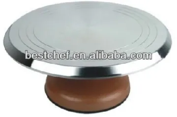 aluminium heavy Revolving Cake stand