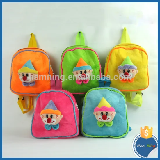 plush colorful toys kids new arrivals 2016 children fancy school bag