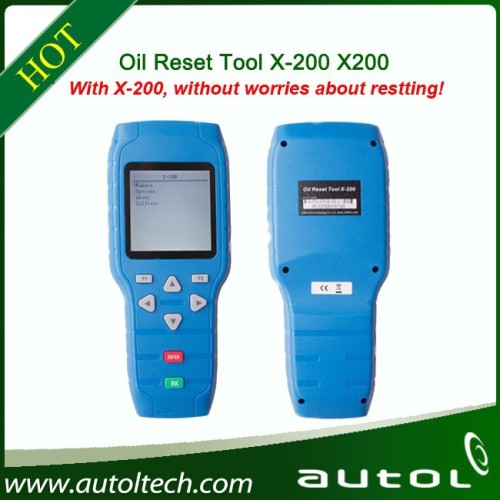 Highly Recommend 2015 Promotional X-200 X200 Oil Reset Tool OBD/EOBD Diagnostic Scanner X 200 auto key programmer