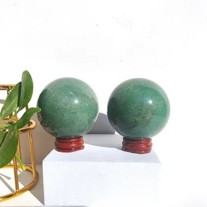 Wholesale Green Aventurine Healing Crystal Spheres