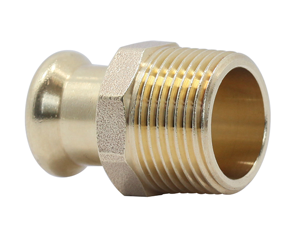 Brass Press Male Adapter