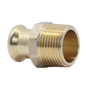 Brass Press Male Adapter