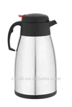 stainless steel double wall vacuum coffee pot