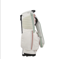 Sac de stand de golf pu en cuir de golf sac