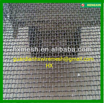 Gi SquareWoven Mesh/Electric Galvanized Pre-crimped Square Mesh/Crimped Wire Mesh for filter