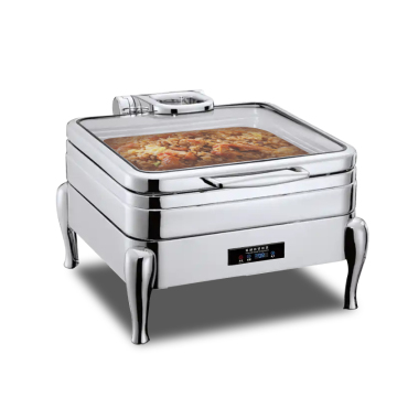 Portable Stainless Steel Hot Pot Buffet Stove with Handle