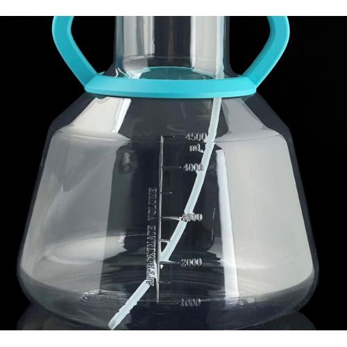 5 litros de alta eficiência Erlenmeyer Flask com tubo