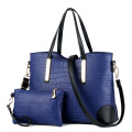 Alligator Pattern Shoulder Handbags Set For Women