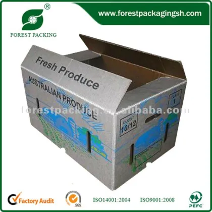 WAX BOX FOR FRESH PRODUCE