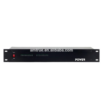 AMTRUE hotselling Power supply for cameras 12v 10a 18output rack mount 1.5U