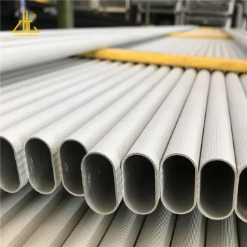 Anodized Flat Oval Aluminium Wardrobe Tube for Hangers and Furniture