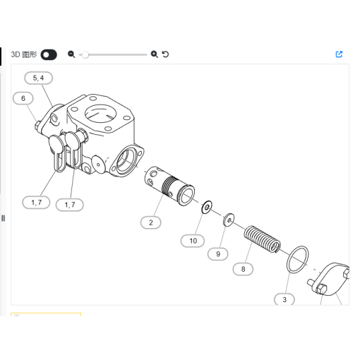 Spot national supply D10 safety valve 612-7923