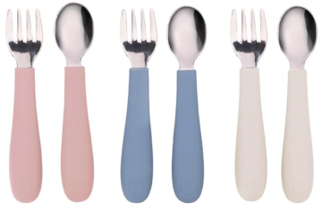 Silicone knife and fork