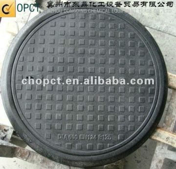 Dia 600mm D400 EN124 GRP FRP locked manhole cover