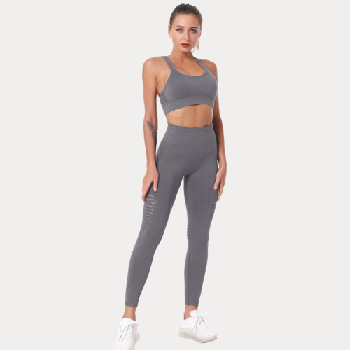 Nahtloses Yoga Sport-BH-Set für Frauen