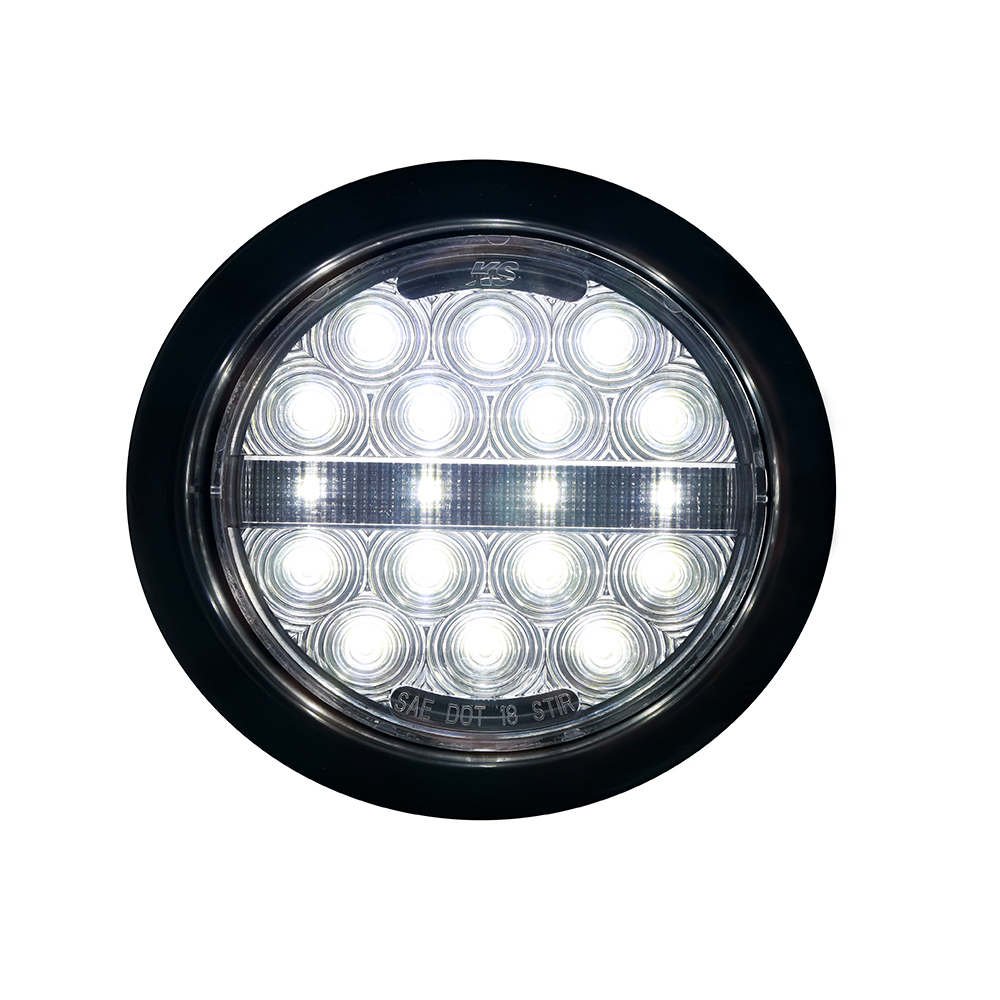 EMARK DOT approved 4 inch new design round super bright white beam tractor truck and heavy duty car LED reverse light5