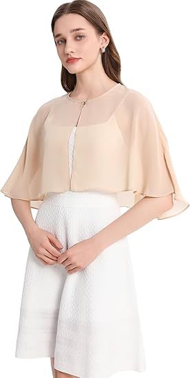 Shawl and Wraps for Evening Dress Chiffon Shawls Wedding Shrug Guest Bridesmaid Cape Scarves for Womens