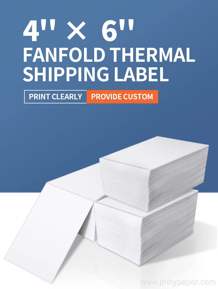 4x6 thermal fanfold labels