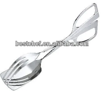 Heavy Stainless steel Pie and cake scissor tong