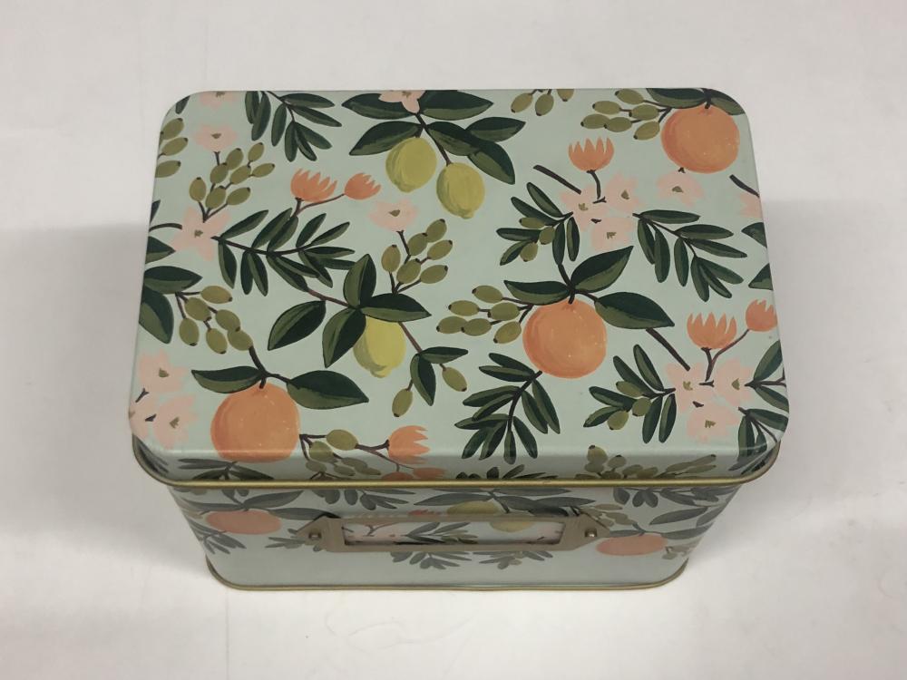 Tinplate Rectangular Box Food Iron Box Cookie Box