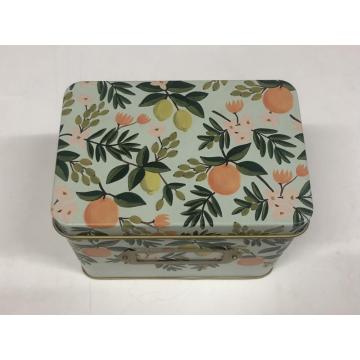 Blechplatte Rechteckige Kiste Food Iron Box Cookie Box