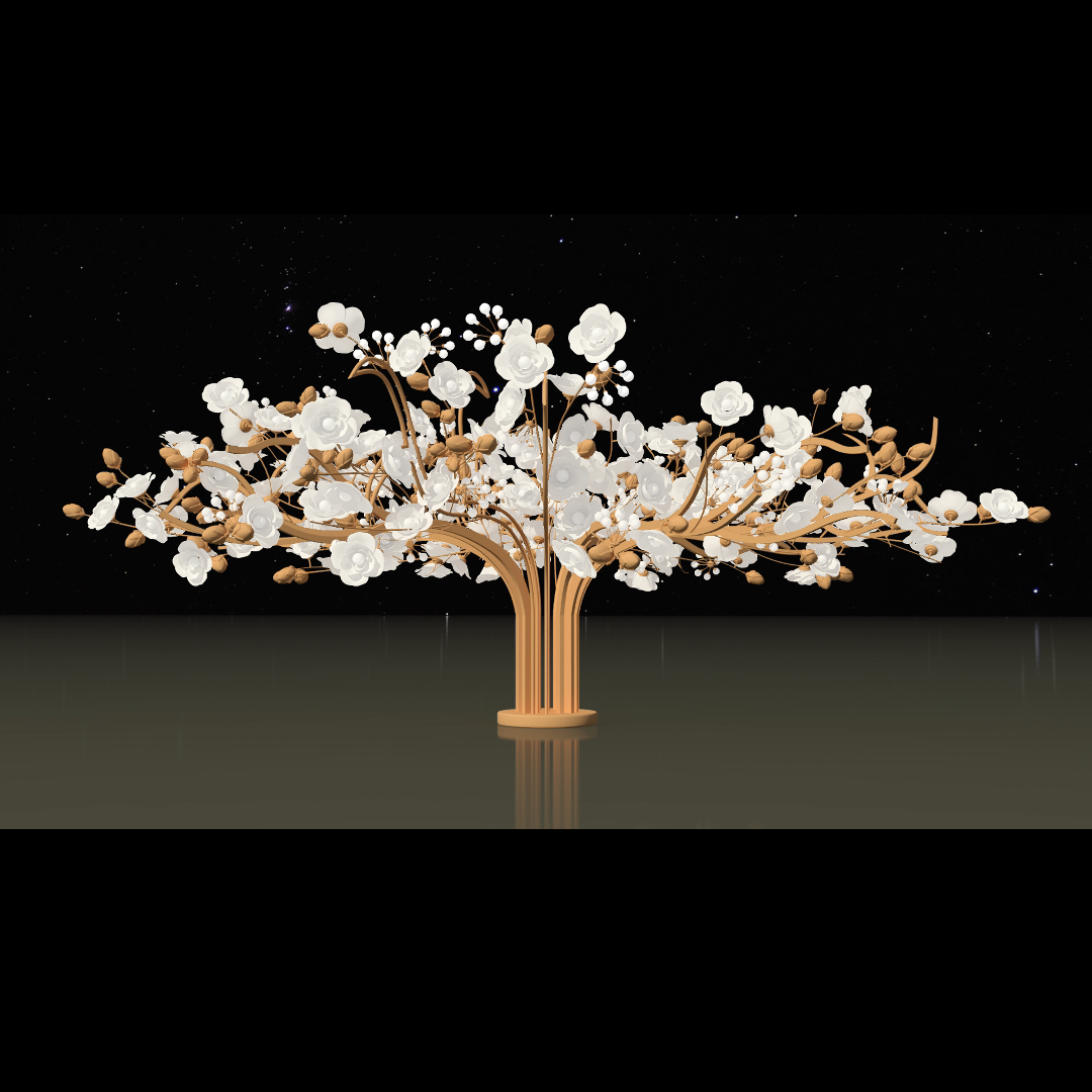 Hayat Ağacı Düğün Sahnesi Dekorasyon Aksesuarları