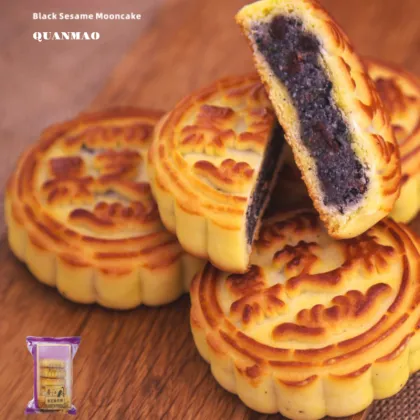 Classic Cantonese Mooncake – Thin Crust, Rich Filling, Time-Honored Recipe – Perfect for Mid-Autumn Festival Gatherings & Giftin