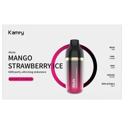 이탈리아의 일회용 Kamry Akula 6000 vape