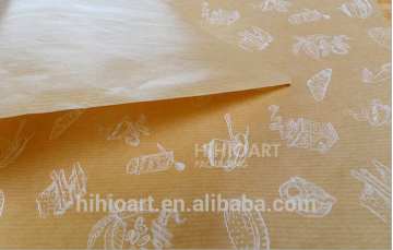 White Baking Shop Laminated Paper for Bread