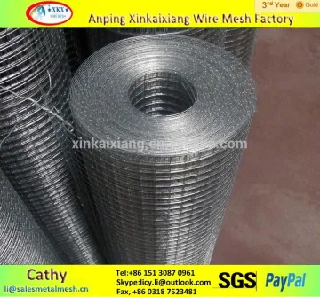 high quality Welded wire mesh/galvanized welded wire mesh and pvc coated welded wire mesh/iron wire mesh