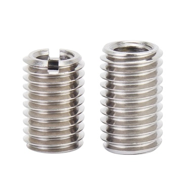 High Quality M4 M5 M8 M10 M12 M16 Stainless Steel Thread Insert Nut Galvanized Finish Adapter Screw for Wood DIN Standard