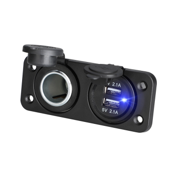 Custom Dual USB Charger Water-Proof Switch Panel 12V 24V for Jeep and Marine