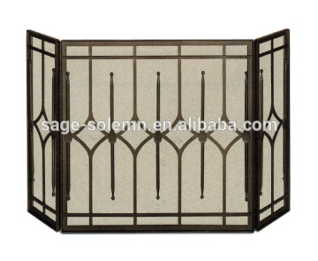 Customized Metal Decorative Unique fireplace screen
