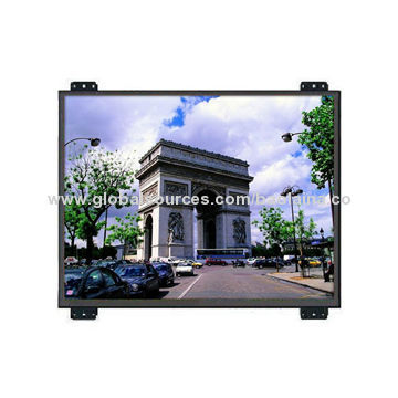 12.1-inch open-frame LCD monitor with VGA input used in commercial POS machine