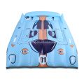 Blue Sports Car Float Float Inflable Pool Float