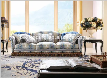 neoclassical european fabric french style sofa