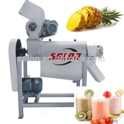 Fresh Fruits Fruit Pulp Extractor Food Processing Machines, High