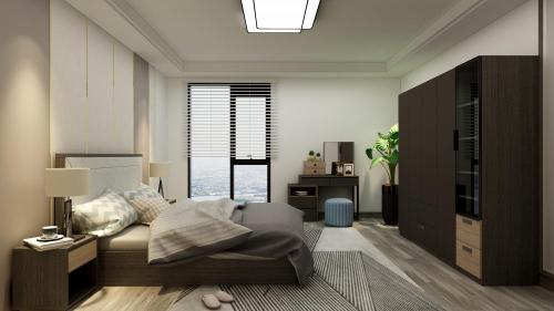 Modern Wooden Home Bedroom Set