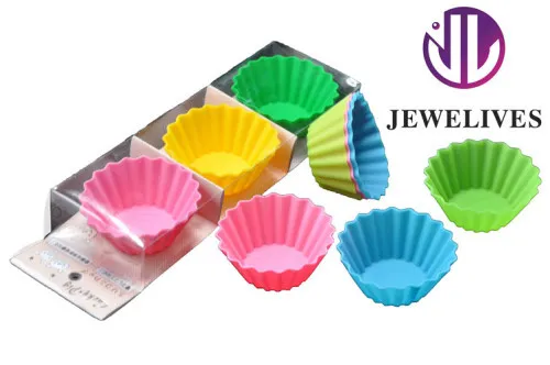 New! Muffin Cake Molds Fashion Silicone Baking Tools, Heat Resistant To 220 