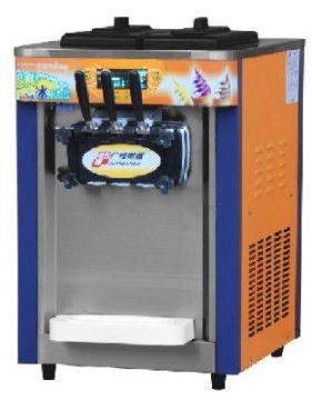 Table-top ice cream machine, T win-twist flavor