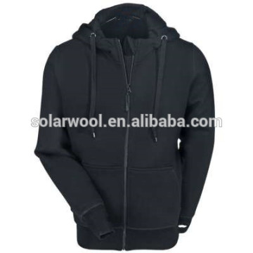 Men's Full Zip Hoody 100% Merino Wool