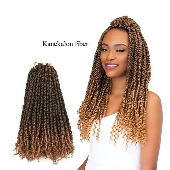 Kanekalon Private Label Passion Twist Pretwist Fiber Hair Custom Extensions Braids Crochet Braid Hair