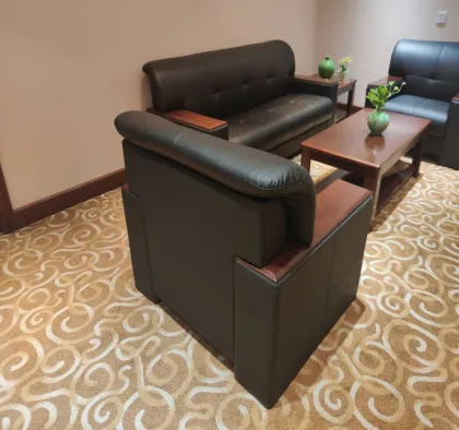 Low Price Executive Office Sofa - Cheap Chinese Synthetic Leather Sofa