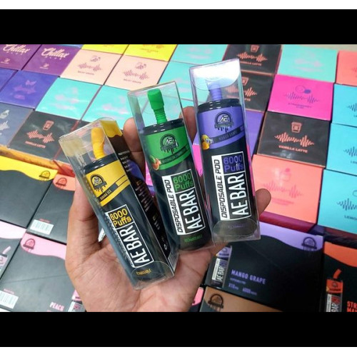 AE Bar 6000 Puffs Type C boleh dicas semula