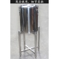 Stainless steel soup bucket shelf milk bucket shelf