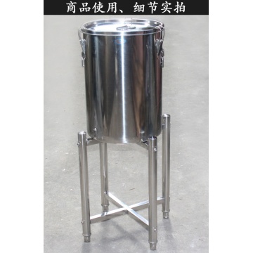 Stainless steel soup bucket shelf milk bucket shelf